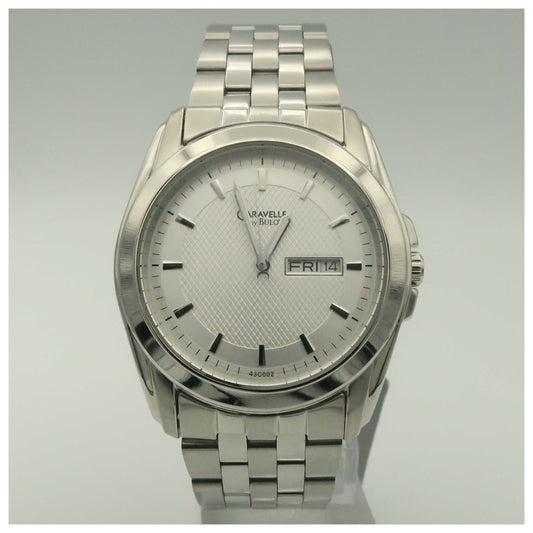 Front view of Caravelle Bracelet Men's Quartz Watch 43C002-PO