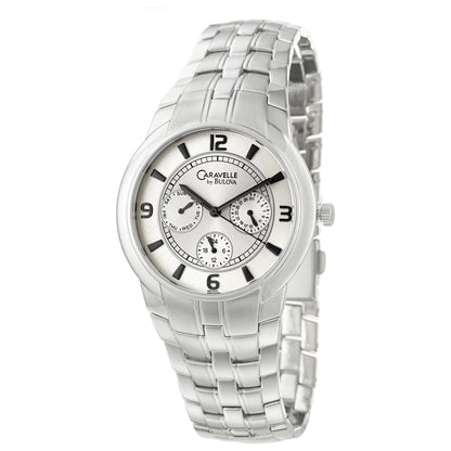 Front view of Caravelle Bracelet Men's Quartz Watch 43C004
