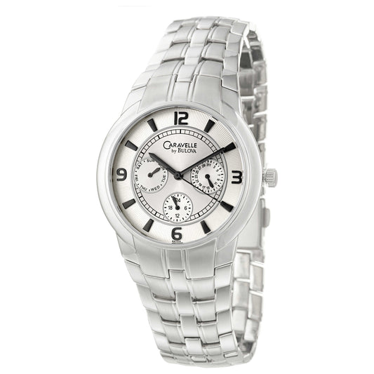 Front view of Caravelle Bracelet Men's Quartz Watch 43C004