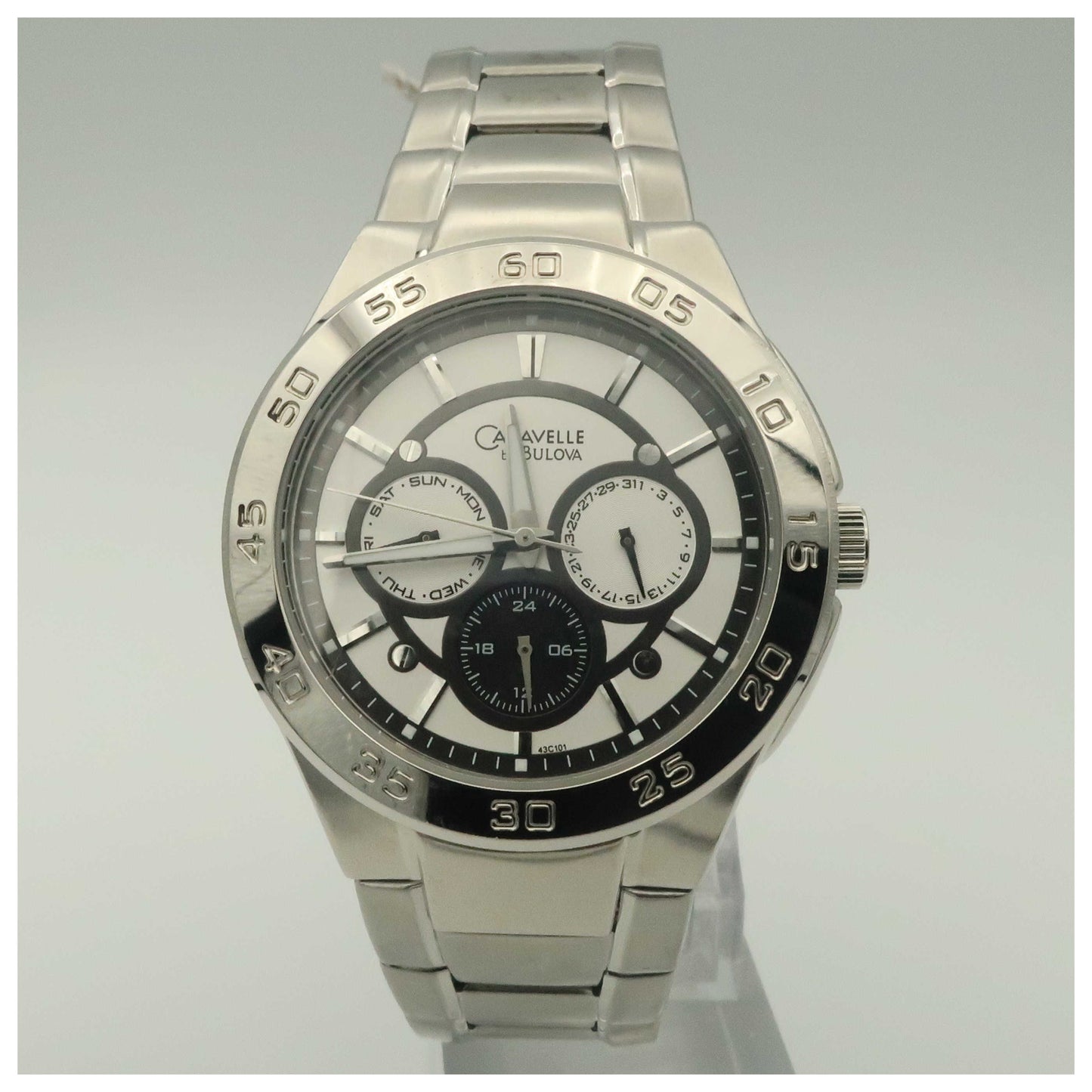 Front view of Caravelle Sport Men's Quartz Watch 43C101-PO