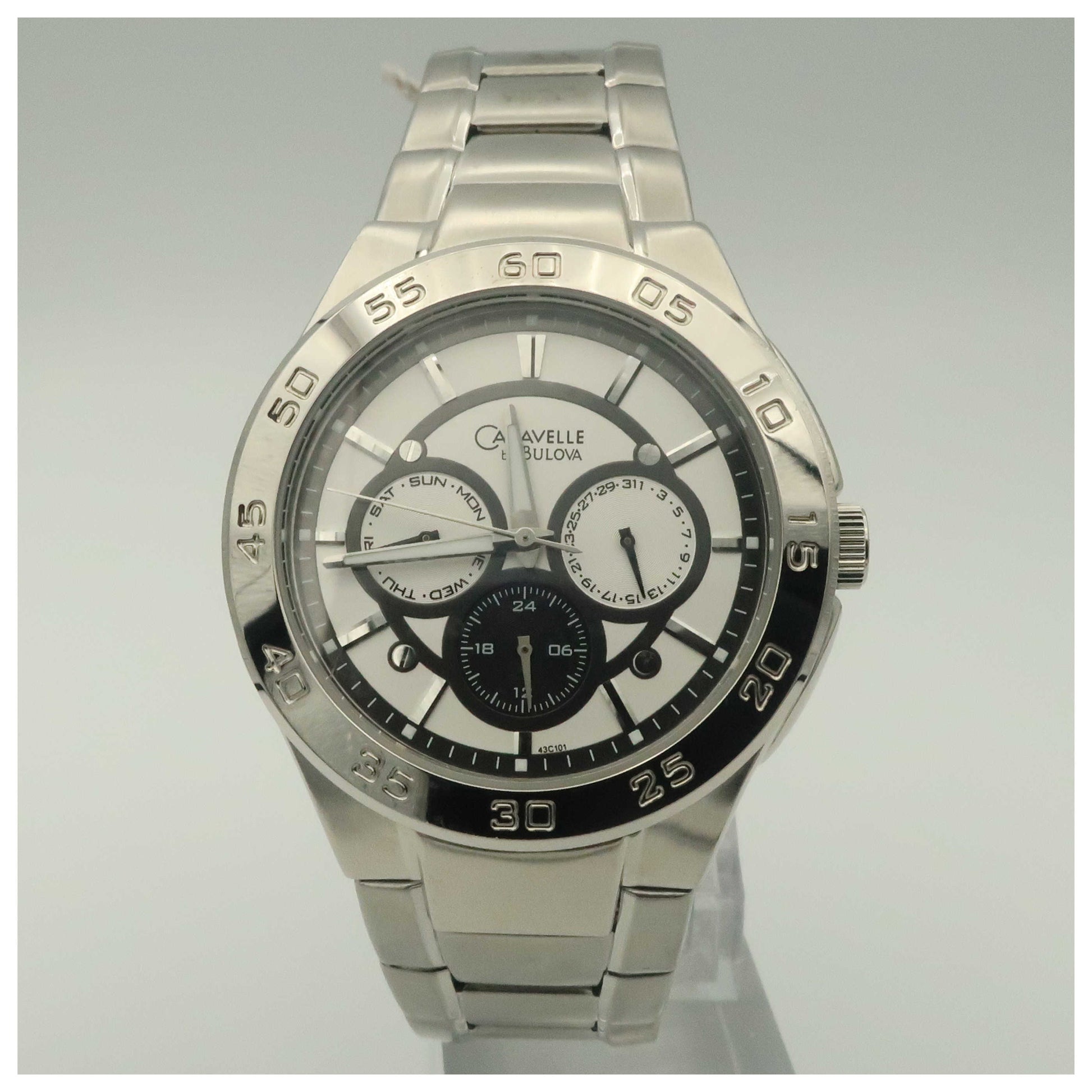 Front view of Caravelle Sport Men's Quartz Watch 43C101-PO