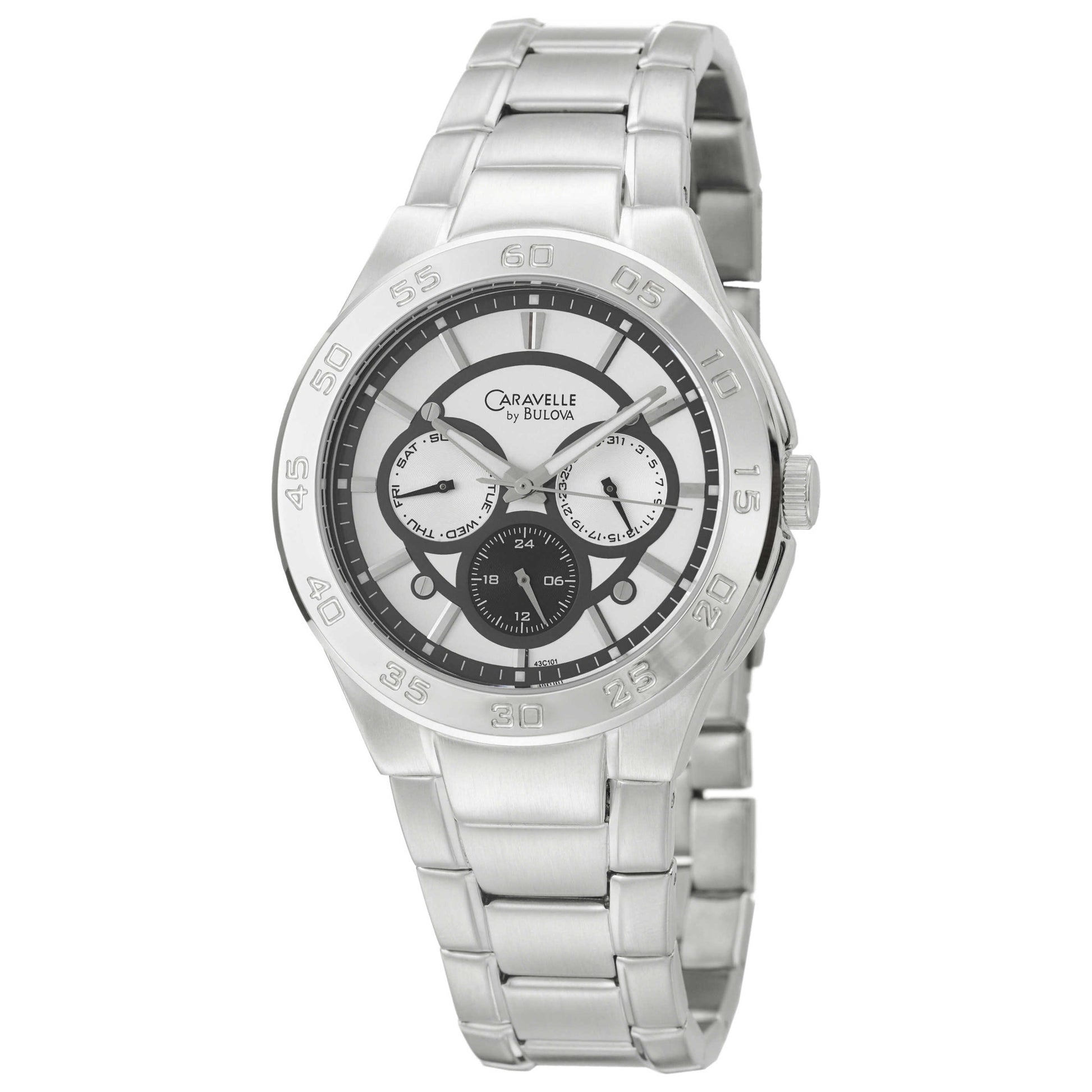 Front view of Caravelle Sport Men's Quartz Watch 43C101