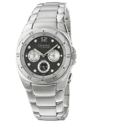 Front view of Caravelle Bracelet Men's Quartz Watch 43C29