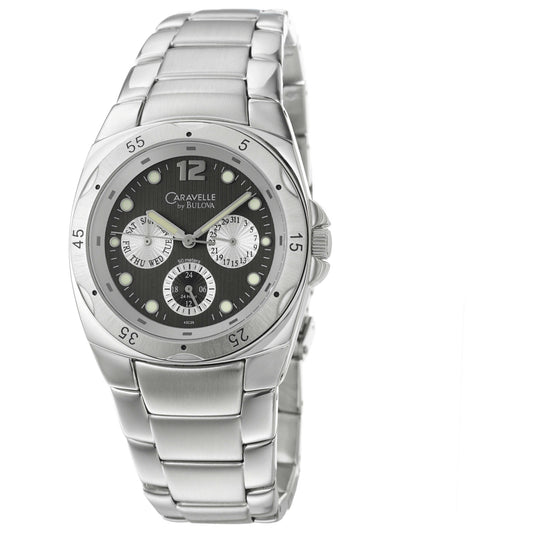 Front view of Caravelle Bracelet Men's Quartz Watch 43C29