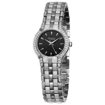 Front view of Caravelle Crystal Women's Quartz Watch 43L004