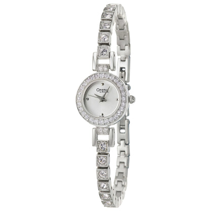 Front view of Caravelle Crystal Women's Quartz Watch 43L008