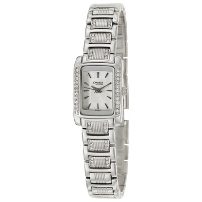 Front view of Caravelle Crystal Women's Japanese Quartz (Battery-Powered) Watch 43L010