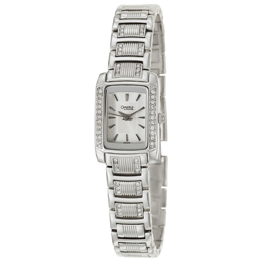 Front view of Caravelle Crystal Women's Japanese Quartz (Battery-Powered) Watch 43L010