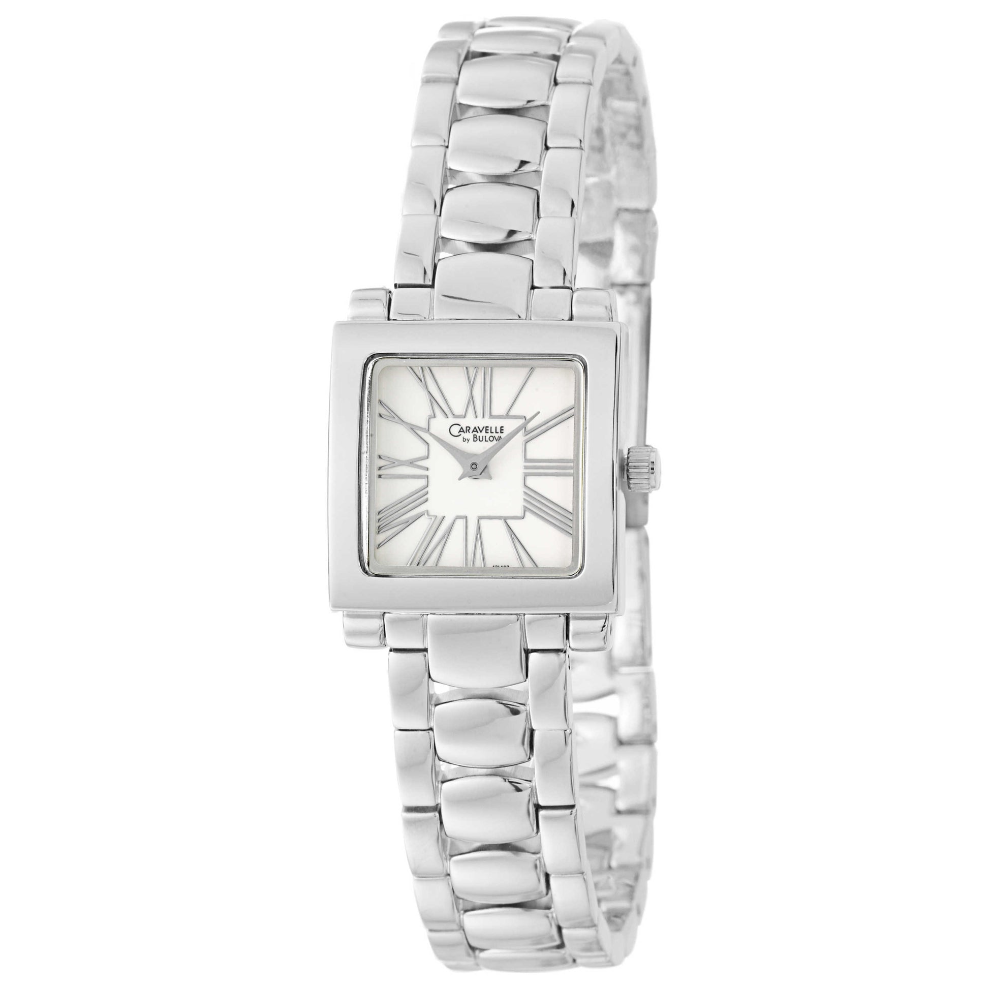 Front view of Caravelle Bracelet Women's Quartz Watch 43L107