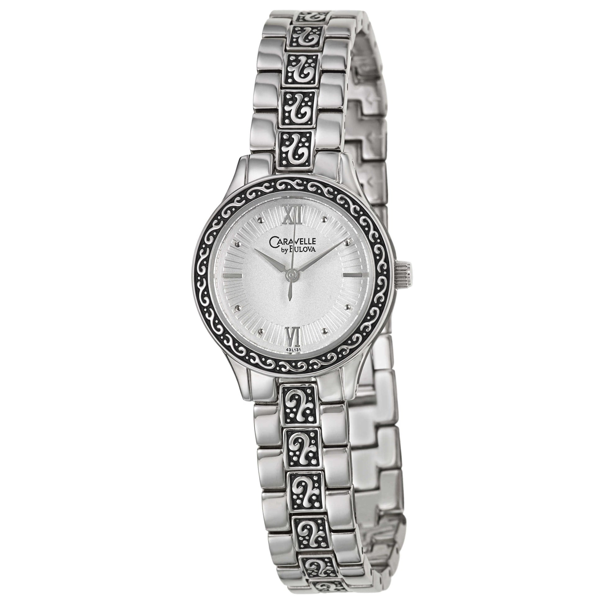 Front view of Caravelle Bracelet Women's Japanese Quartz (Battery-Powered) Watch 43L131