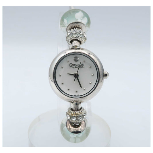 Front view of Caravelle Crystal Women's Japanese Quartz (Battery-Powered) Watch 43L139-PO