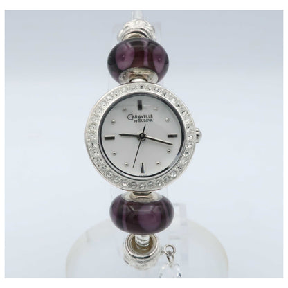 Front view of Caravelle Crystal Women's Japanese Quartz (Battery-Powered) Watch 43L147-PO