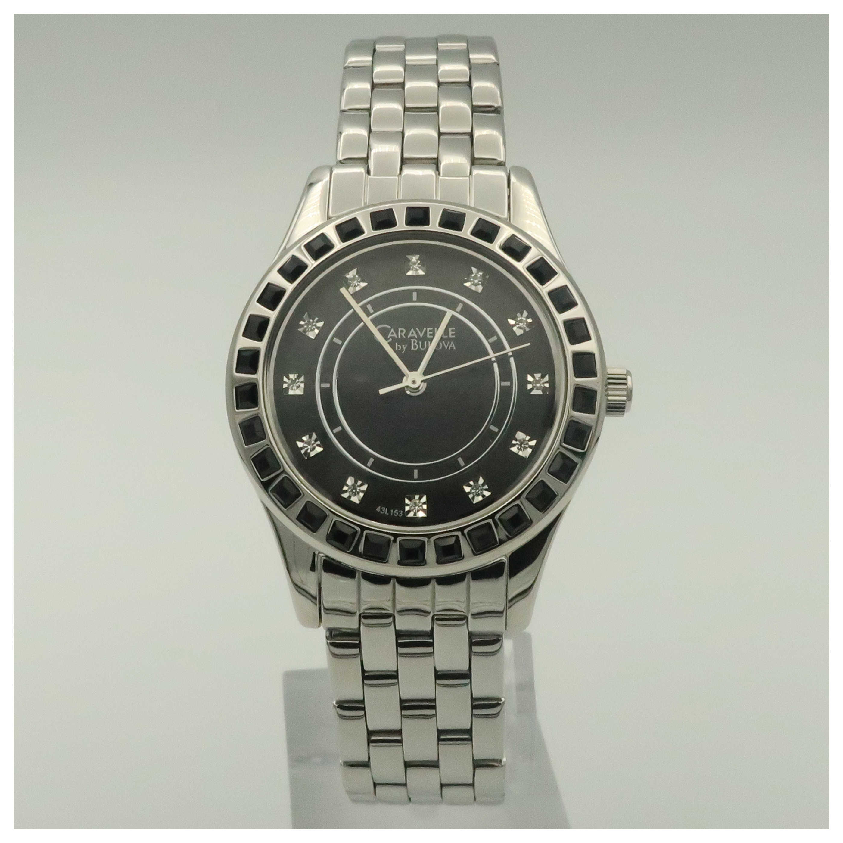 Caravelle Crystal 43L153-PO Women's Watch – Ashford.com