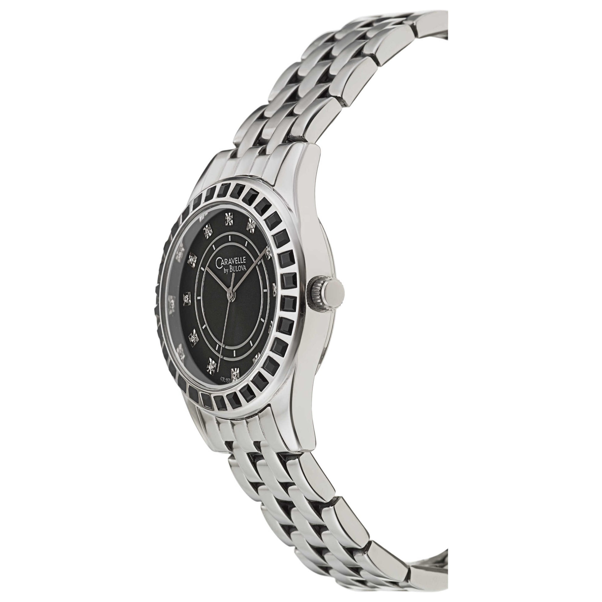 Caravelle Crystal Women's Japanese Quartz (Battery-Powered) Watch 43L153 - Image #4