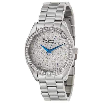 Front view of Caravelle Crystal Women's Japanese Quartz (Battery-Powered) Watch 43L158