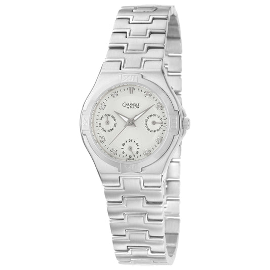 Front view of Caravelle Diamond Women's Quartz Watch 43P004