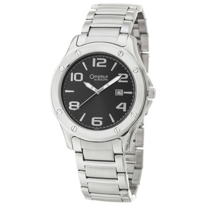 Front view of Caravelle Bracelet Men's Quartz Watch 43X100