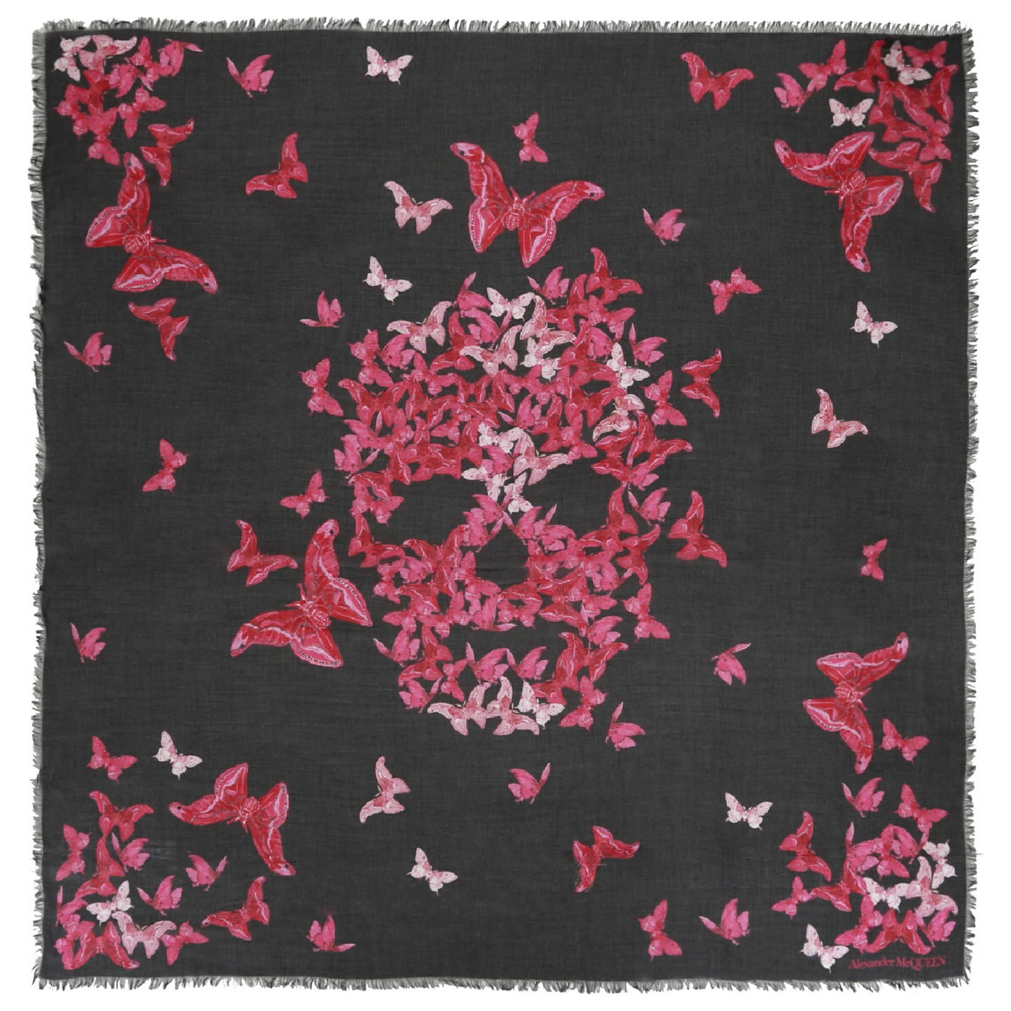 Front view of Alexander McQueen Fashion Scarves 444108-3418Q-1072-NS
