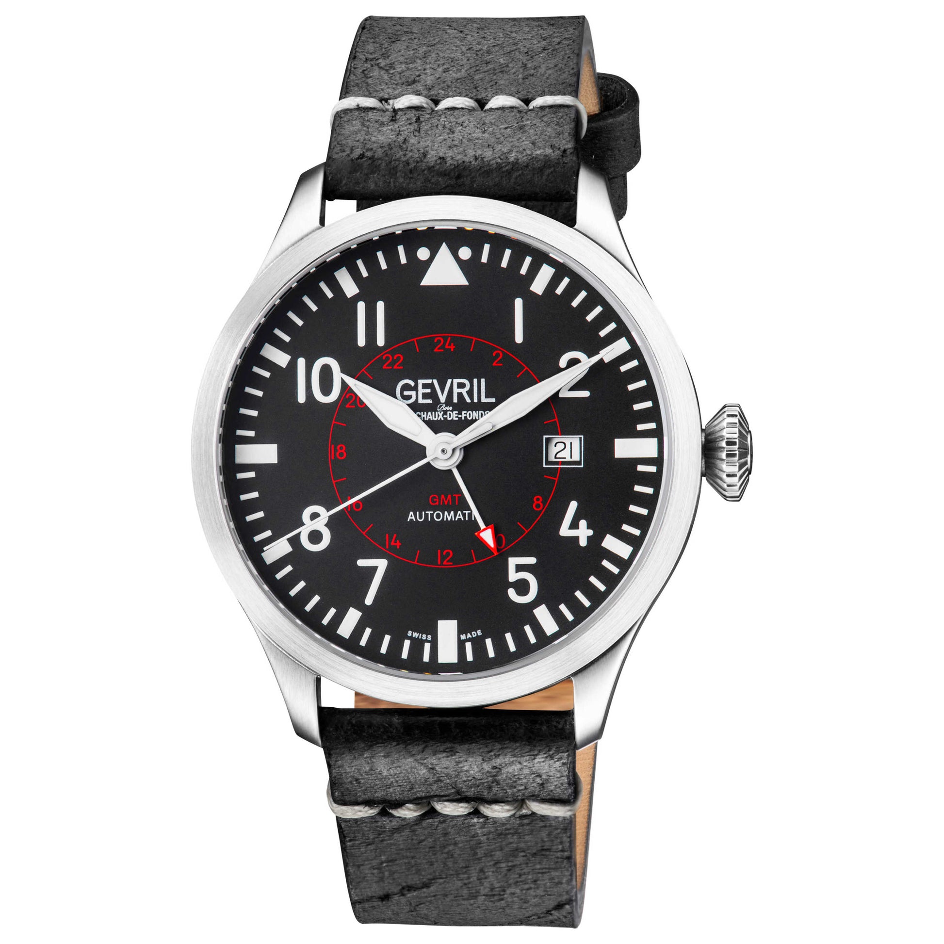 Front view of Gevril Vaughn Men's Automatic Watch 44503