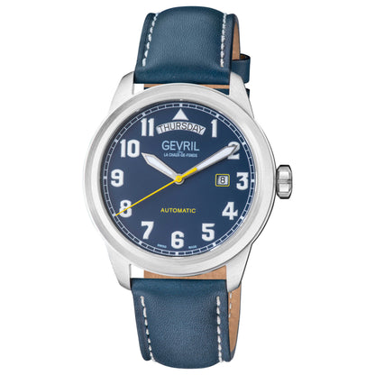 Front view of Gevril West 30th St Men's Automatic Watch 44601