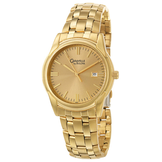 Front view of Caravelle Bracelet Men's Quartz Watch 44B11