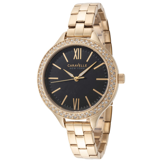 Front view of Caravelle by Bulova New York Women's Quartz Watch 44L126