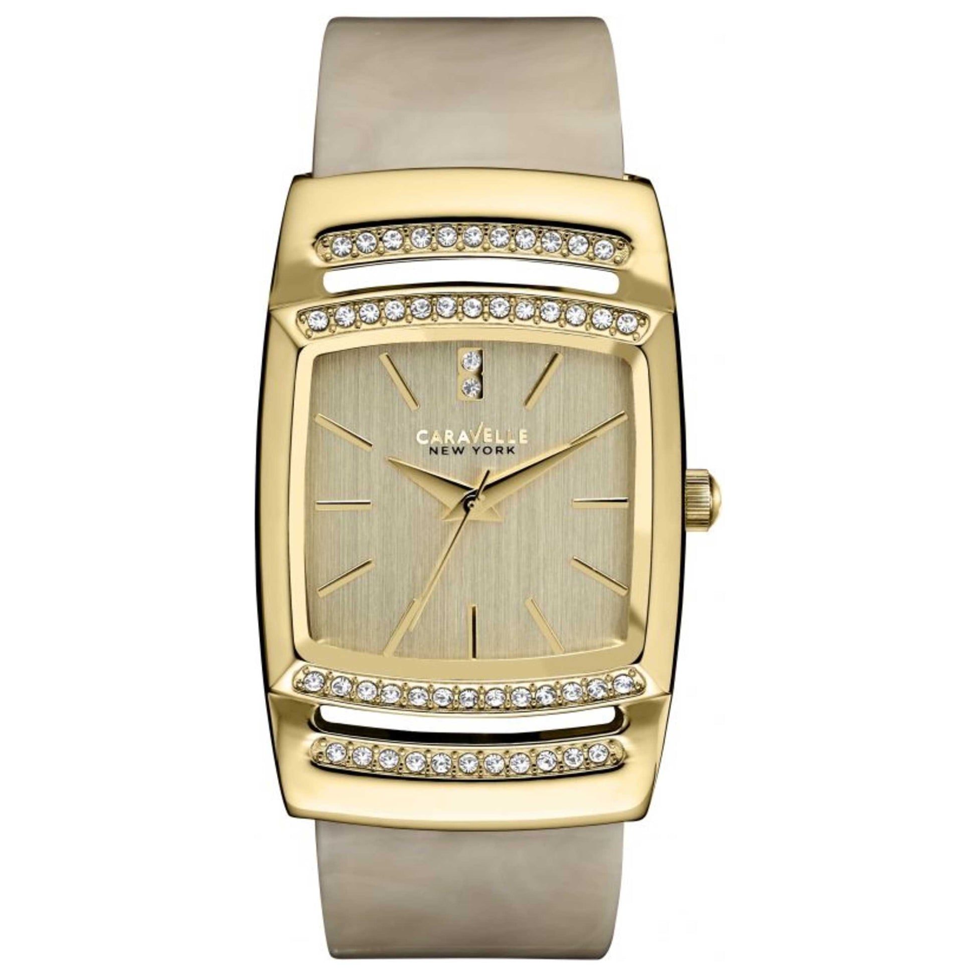 Front view of Caravelle by Bulova New York Women's Quartz Watch 44L142