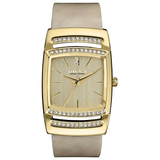Front view of Caravelle by Bulova New York Women's Quartz Watch 44L142