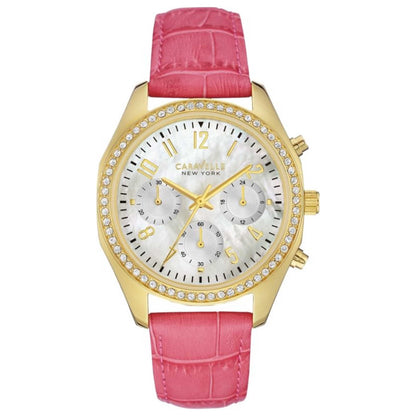 Front view of Caravelle by Bulova New York Women's Quartz Watch 44L169