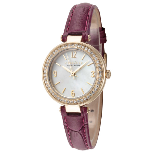 Front view of Caravelle by Bulova New York Women's Quartz Watch 44L176
