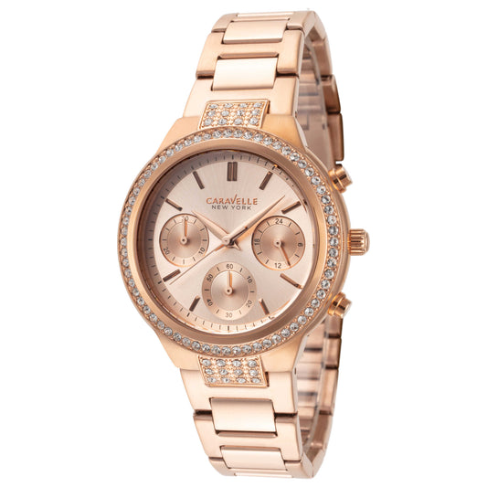Front view of Caravelle by Bulova New York Women's Quartz Watch 44L180
