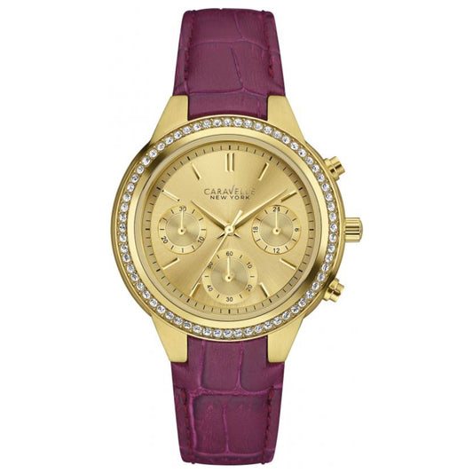 Front view of Caravelle by Bulova New York Women's Quartz Watch 44L182