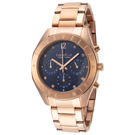 Front view of Caravelle by Bulova New York Women's Quartz Watch 44L192
