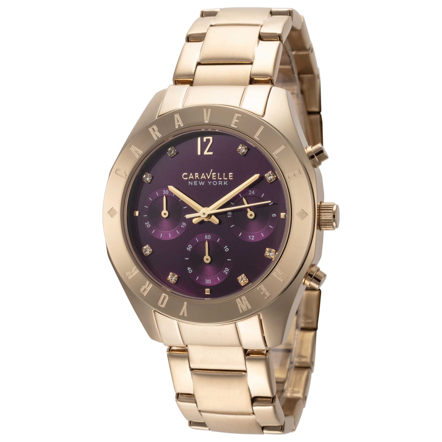 Front view of Caravelle by Bulova New York Women's Quartz Watch 44L193