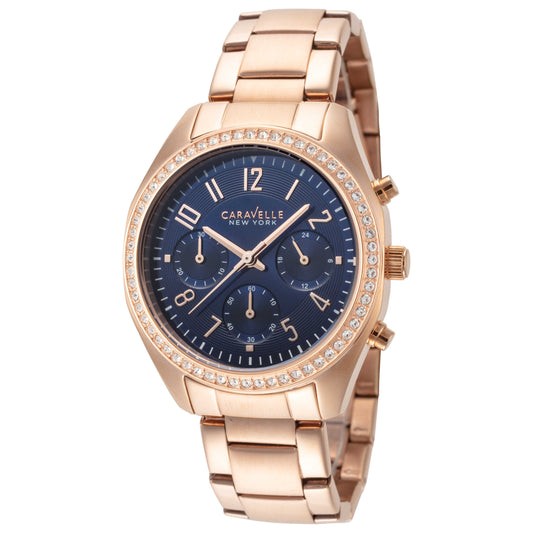 Front view of Caravelle by Bulova New York Women's Quartz Watch 44L196