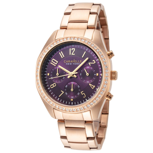 Front view of Caravelle by Bulova New York Women's Quartz Watch 44L197