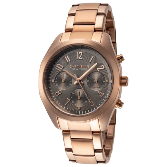 Front view of Caravelle by Bulova New York Women's Quartz Watch 44L198