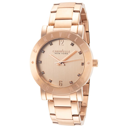 Front view of Caravelle by Bulova New York Women's Quartz Watch 44L201