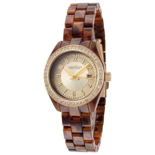 Front view of Caravelle by Bulova New York Women's Quartz Watch 44M104