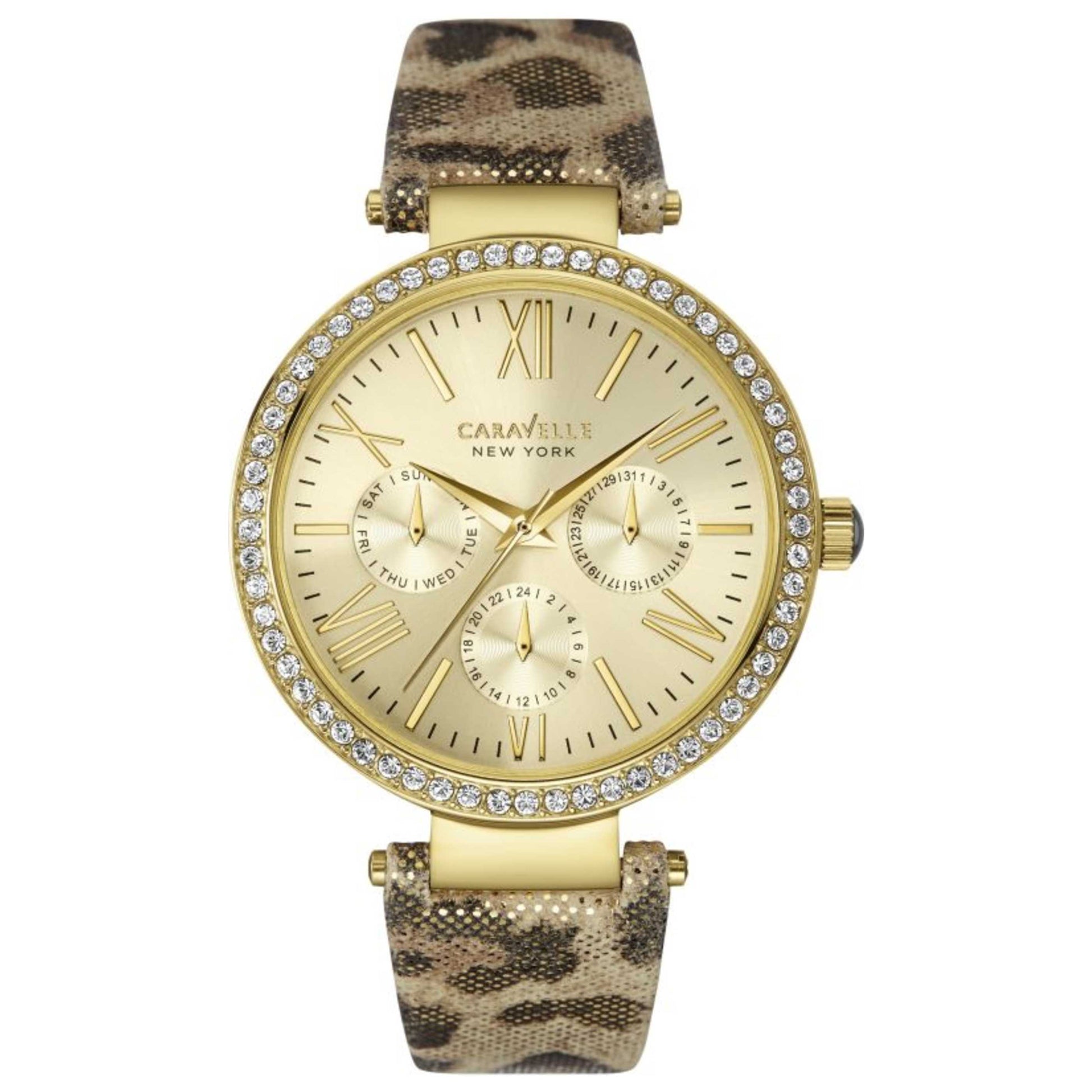 Front view of Caravelle by Bulova New York Women's Quartz Watch 44N103