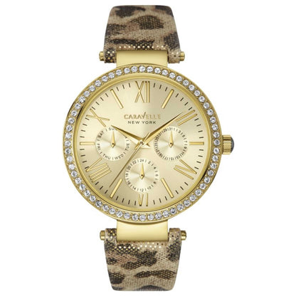 Front view of Caravelle by Bulova New York Women's Quartz Watch 44N103