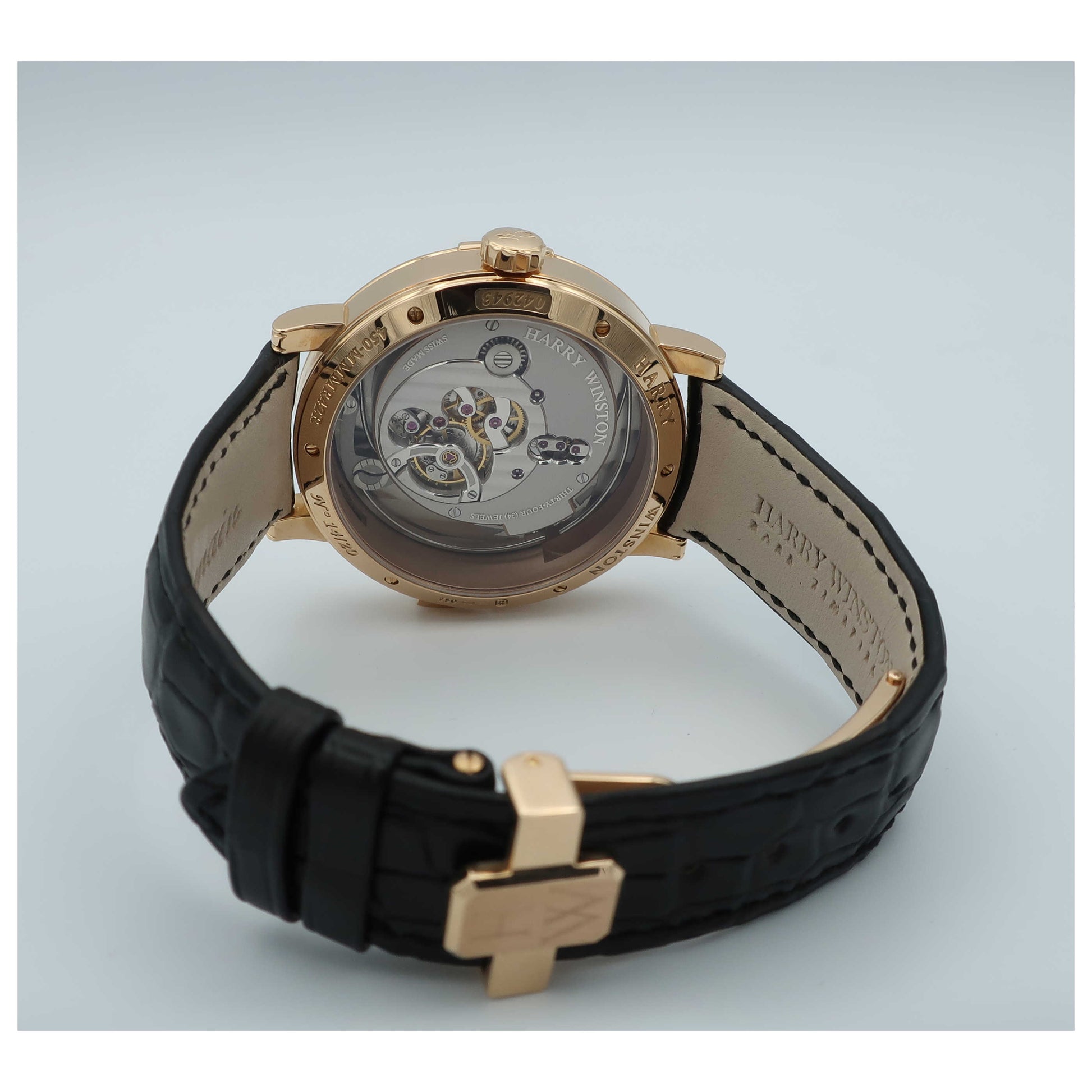 Harry Winston Haute Horology Men's Manual-Wind Watch 450-MMMR42RL-K-SD - Image #2