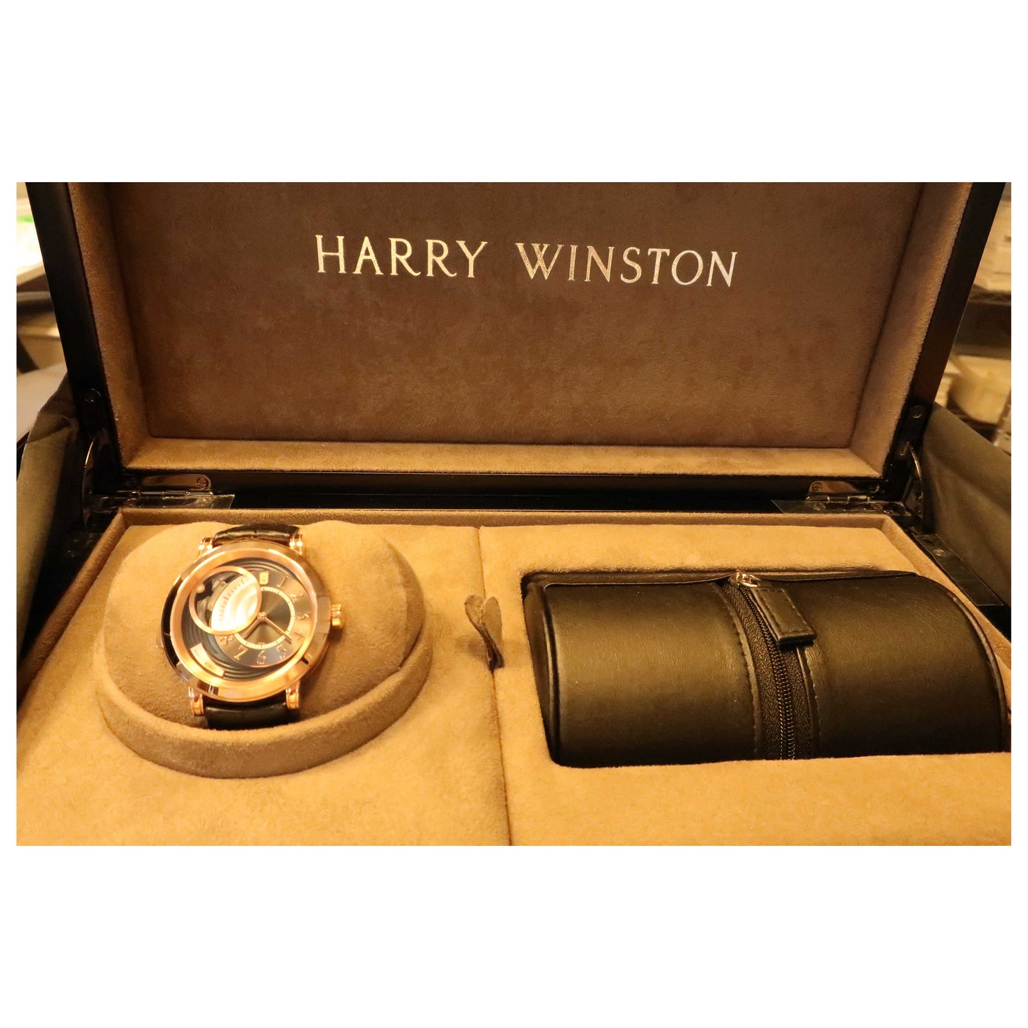 Harry Winston Haute Horology Men's Manual-Wind Watch 450-MMMR42RL-K-SD - Image #6