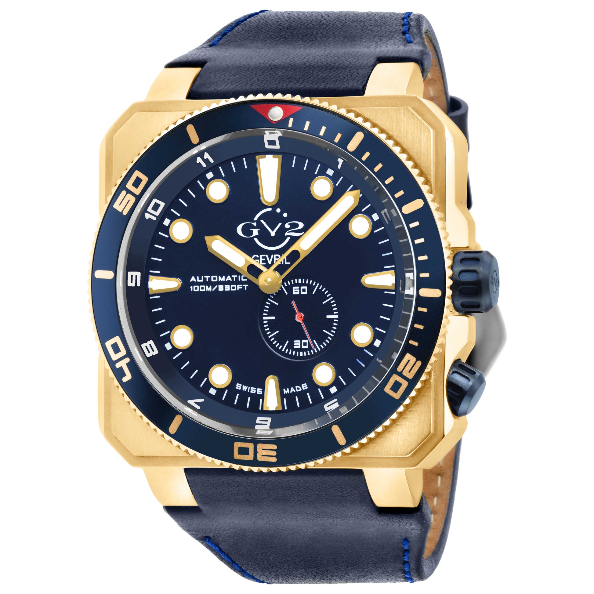 Front view of GV2 by Gevril XO Submarine Men's Automatic Watch 4535