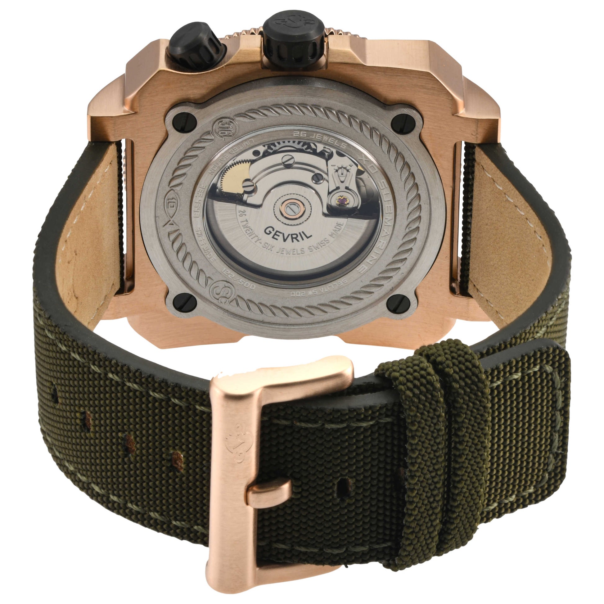 GV2 by Gevril XO Submarine Men's Automatic Watch 4543 - Image #2