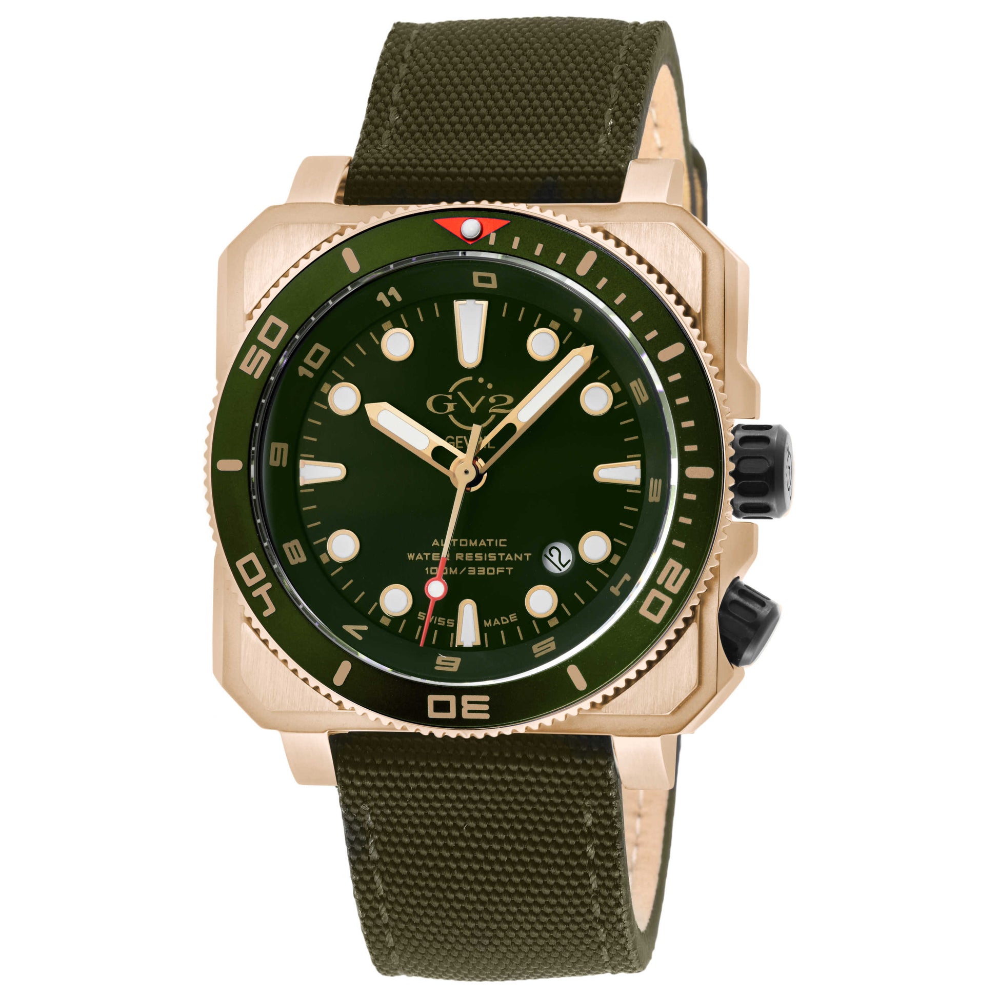 Front view of GV2 by Gevril XO Submarine Men's Automatic Watch 4543