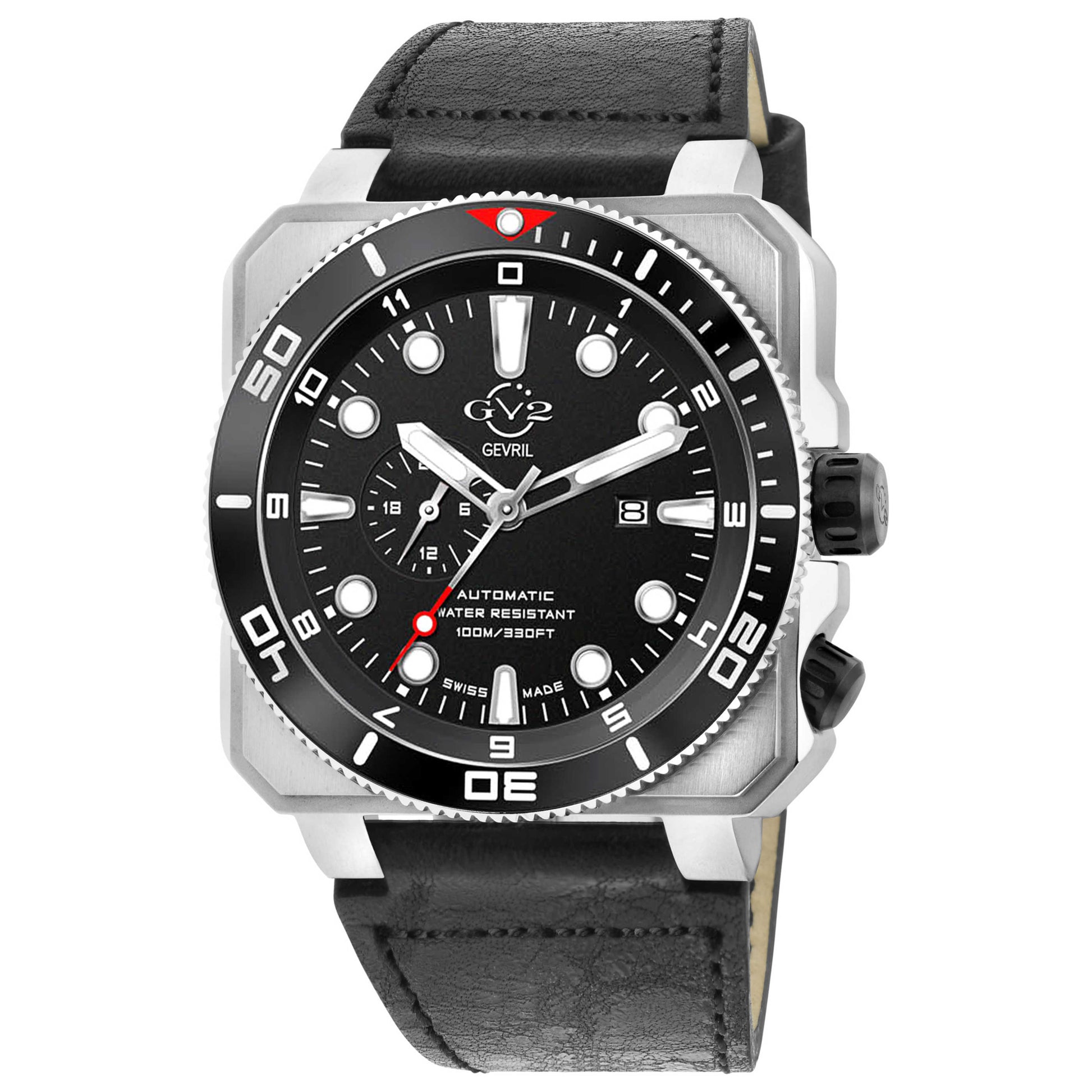 Front view of GV2 by Gevril XO Submarine Men's Automatic Watch 4551