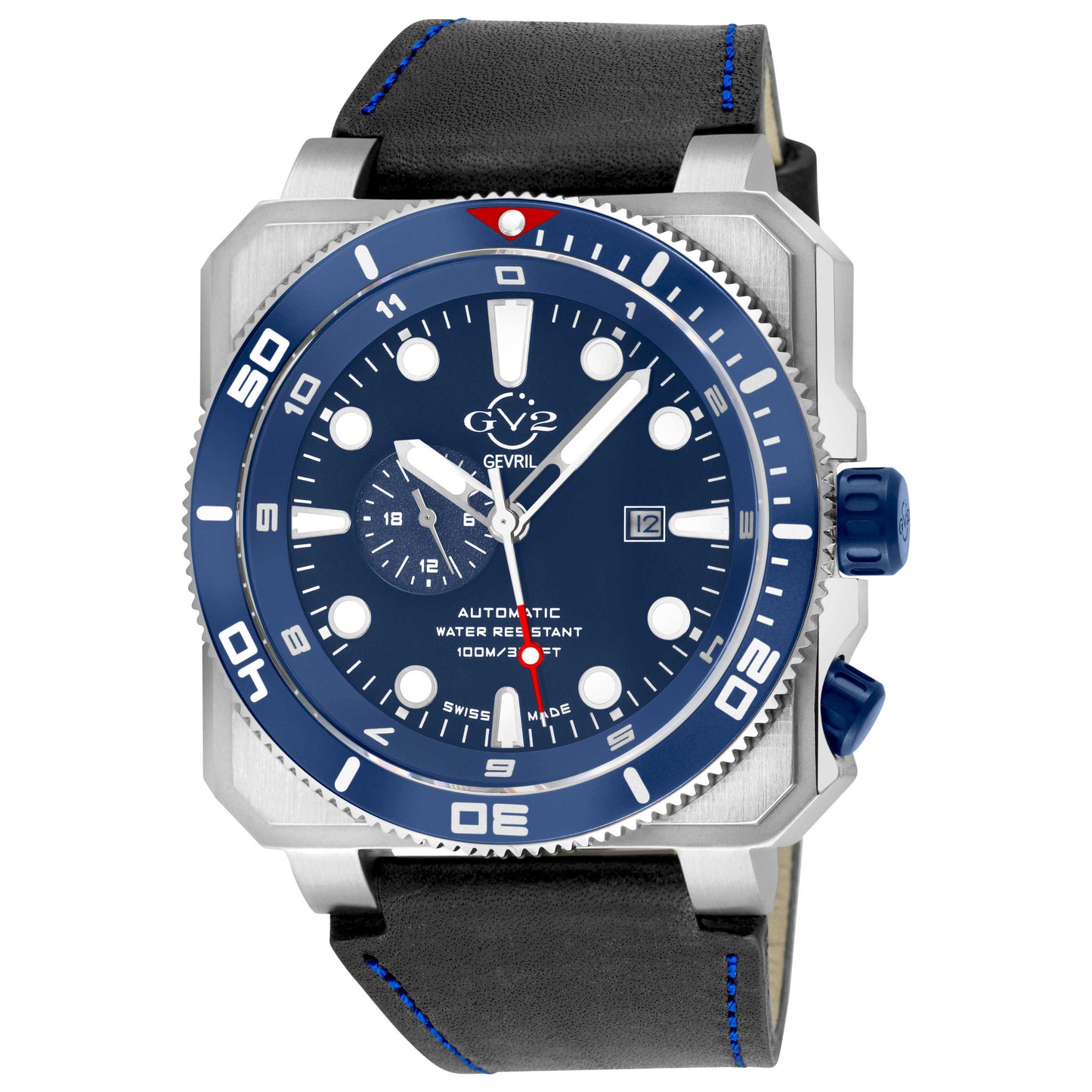 Front view of GV2 by Gevril XO Submarine Men's Automatic Watch 4552