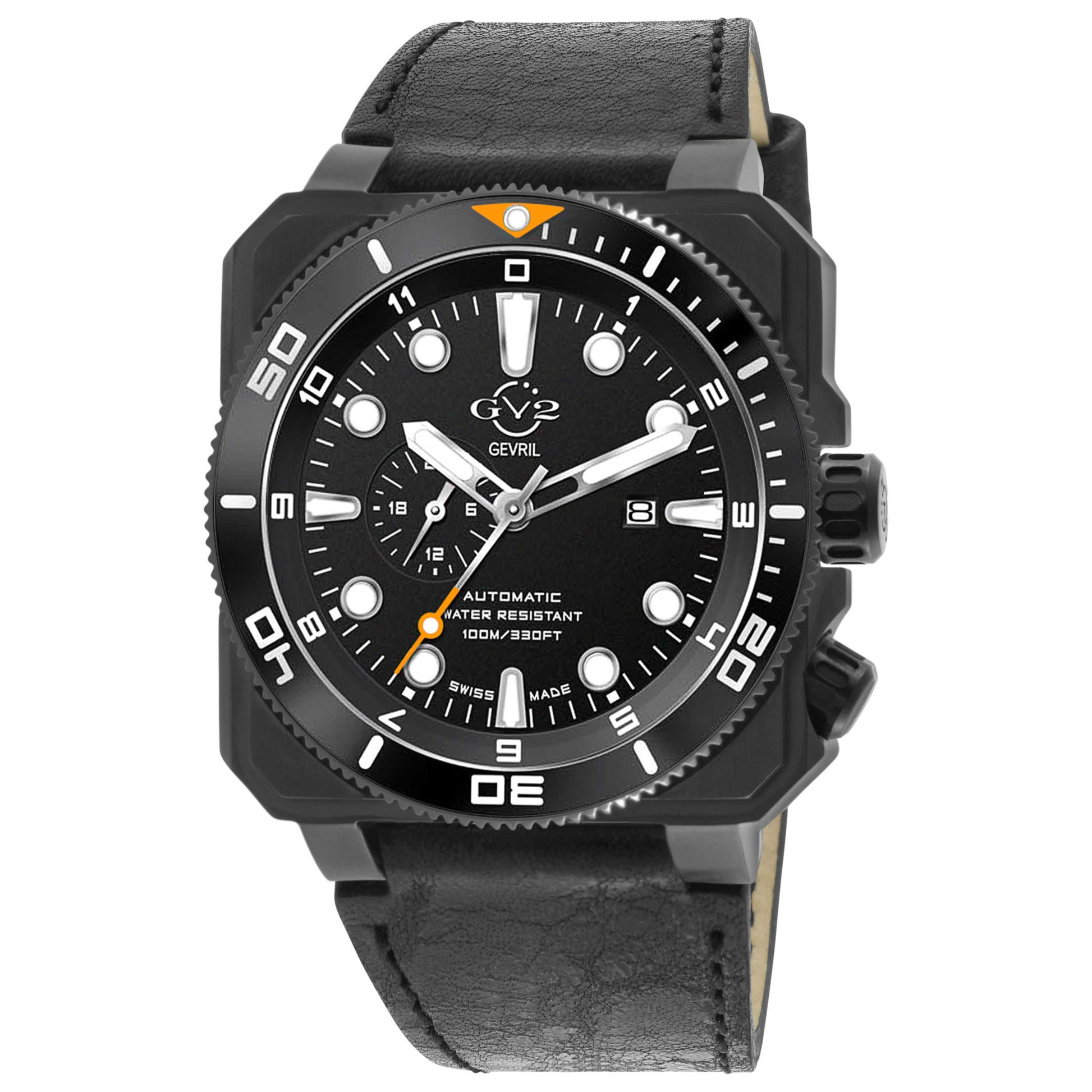 Front view of GV2 by Gevril XO Submarine Men's Automatic Watch 4554