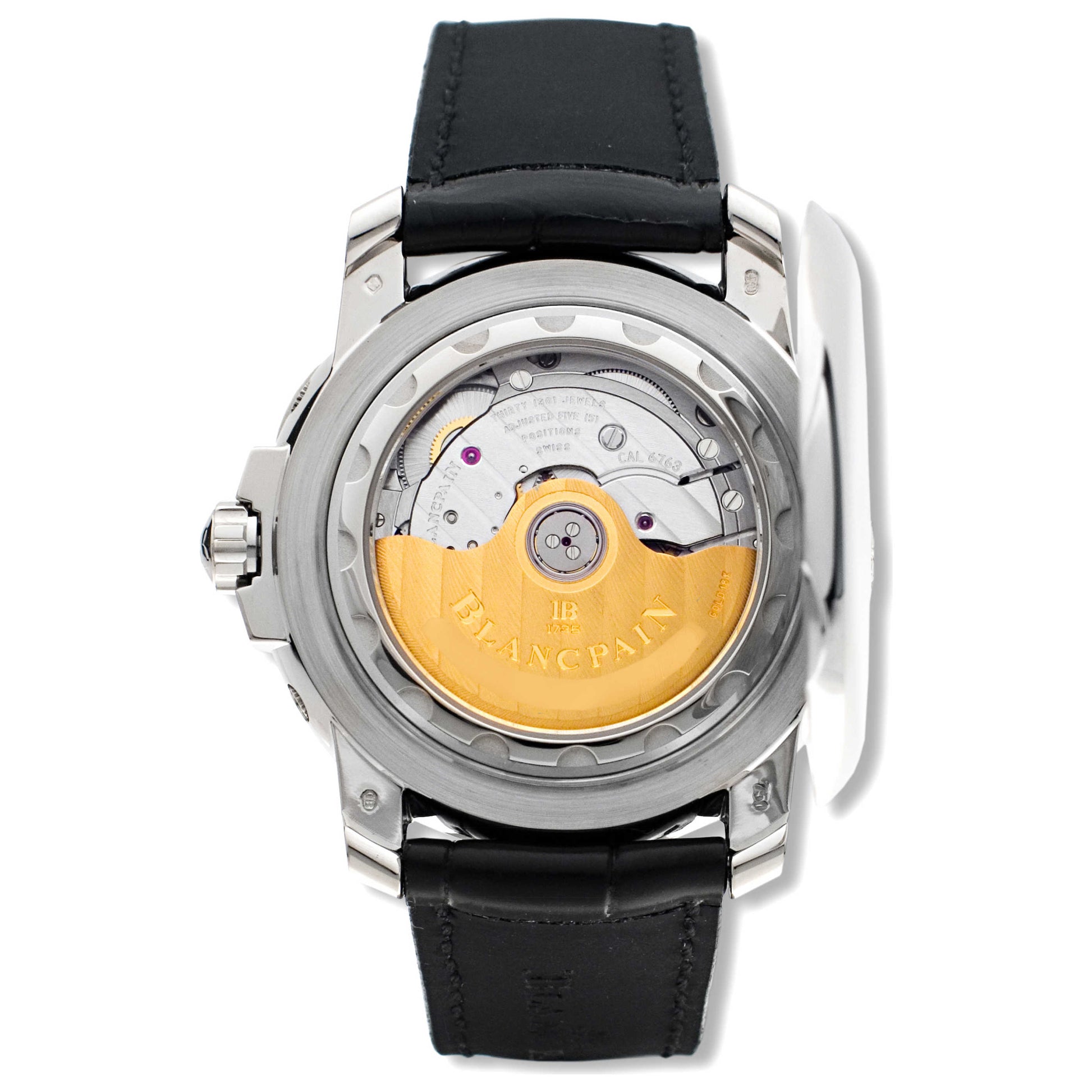 Blancpain Half Hunter Men's Watch 4563-1530-55B - Image #2